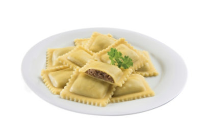 Seviroli Foods Medium Square Beef Ravioli Pasta - 5 Pound (Pack of 2) - Image 1