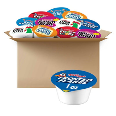 Kelloggs Famliy Assortment Cereal Bowls - 1.13 Ounce (Pack of 96) - Image 1
