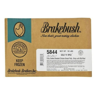 SmartShapes Gold N Spice Breaded Chicken Breast Strip - 1.10 Ounce - Image 4