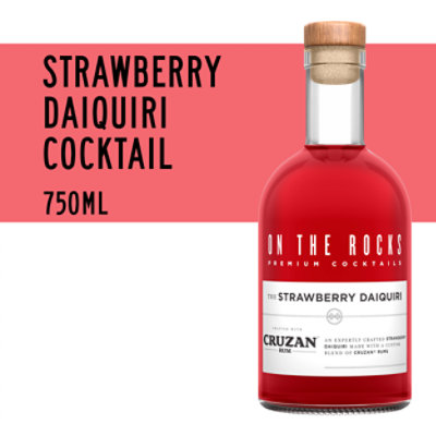 On The Rocks Strawberry  Daiquiri - 750 Ml - Image 1