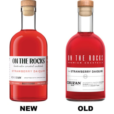 On The Rocks Strawberry  Daiquiri - 750 Ml - Image 4
