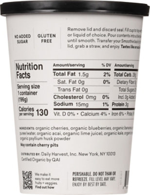 Daily Harvest Acai Cherry Smoothie - 7.3 Oz - Image 5