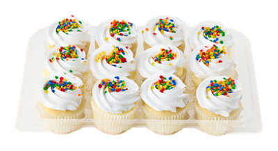 Buttercream Confetti Cupcakes 12 Count - Each - Image 1