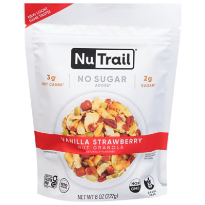 Nutrail Granola Keto Vanilla Strawberry - 8 Oz - Image 1