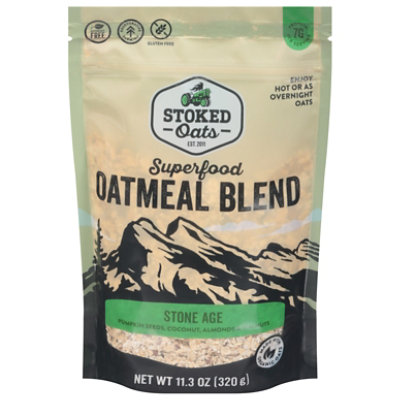 Stoked Oats Oatmeal Stone Age Blend - 11.3 Oz - Image 3