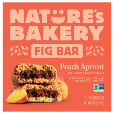 Natures Bakery Bar Whlwht Peach - 8 Oz - Image 3