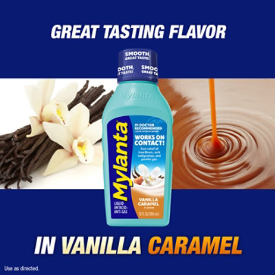 Mylanta Liquid Antacid & Antigas Vanilla Caramel Flavor - 12 Fl. Oz. - Image 3
