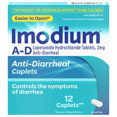 Imodium A D Caplet  - 12 Count - Image 3