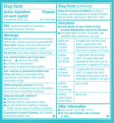 Imodium A D Caplet  - 12 Count - Image 5