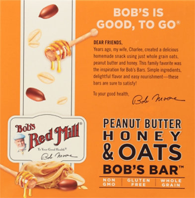 Bobs Red Mill Peanut Butter Bar Honey Oats - 7.4 Oz - Image 5