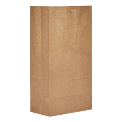 GEN #5 Paper Grocery, 50lb Kraft, Extra-Heavy-Duty 5 1/4x3 7/16 x10 15/16, 500 bags - Image 1