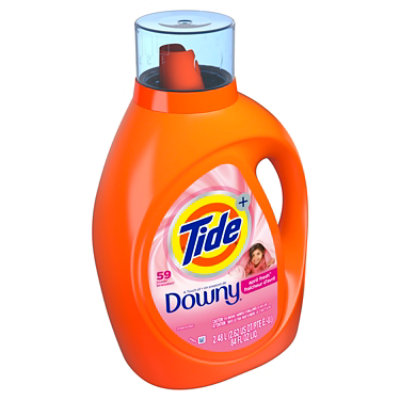 Tide Liquid Detergent Plus Downy, April Fresh - 84 Fl. Oz. - Image 8