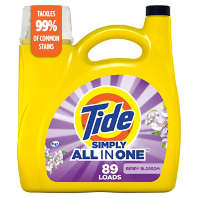 Tide Simply All In One Berry Blossom Liquid Detergent - 117 Fl. Oz. - Image 1