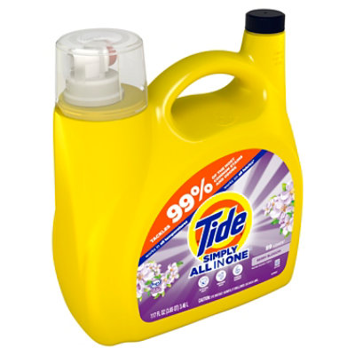 Tide Simply All In One Berry Blossom Liquid Detergent - 117 Fl. Oz. - Image 6