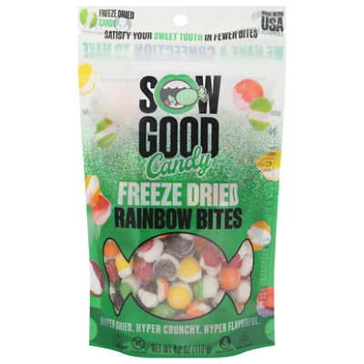 Sow Good Freeze Dried Rainbow Bites - 4.2 Oz