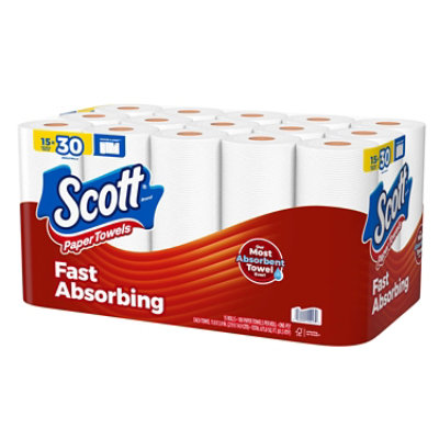 Scott Paper Towels 100 Sheets Roll - 15 Count - Image 8