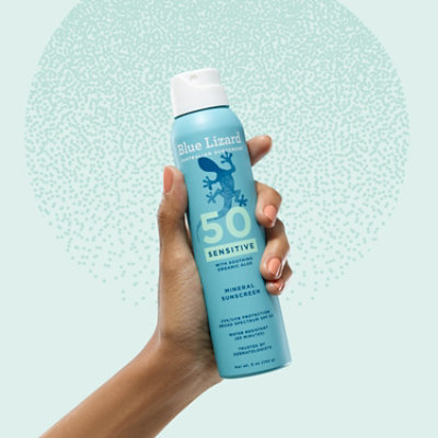 Blue Lizard Sensitive Mineral Spf 50 Sunscreen Spray - 5 Oz - Image 5