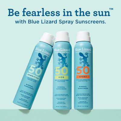 Blue Lizard Sensitive Mineral Spf 50 Sunscreen Spray - 5 Oz - Image 7
