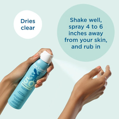 Blue Lizard Sensitive Mineral Spf 50 Sunscreen Spray - 5 Oz - Image 3