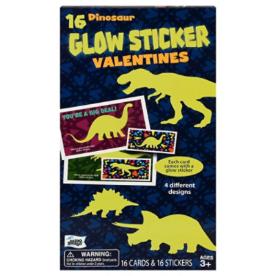 Mel Dino Glow Sticker Kit - 16 Count - Image 1