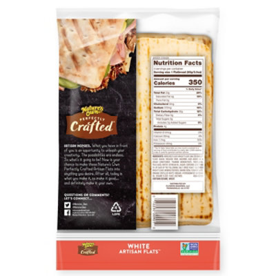 Nature's Own Perfectly Crafted White Bistro Flats - 8 Oz - Image 7