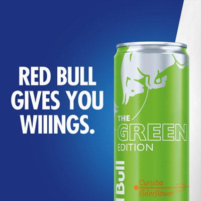 Red Bull Green Edition Curuba Elderflower Energy Drink - 8.4 Fl. Oz. - Image 4