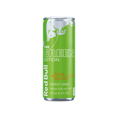 Red Bull Green Edition Curuba Elderflower Energy Drink - 8.4 Fl. Oz. - Image 1