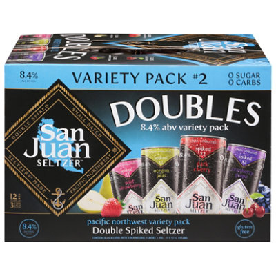 San Juan Seltzer Doubles Pacific Northwest Variety Pack 12-12 Fl. Oz. - Image 3