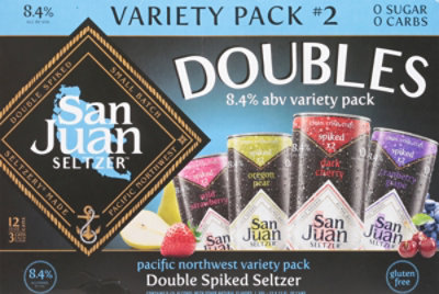 San Juan Seltzer Doubles Pacific Northwest Variety Pack 12-12 Fl. Oz. - Image 6