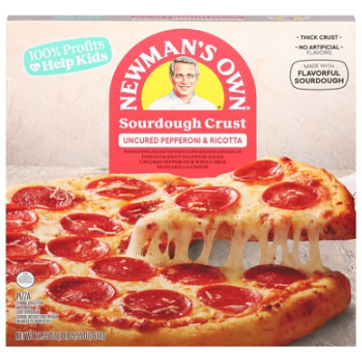 Newman's Own Uncured Pepperoni & Ricotta Sourdough Crust - 21.6 Oz - Image 2