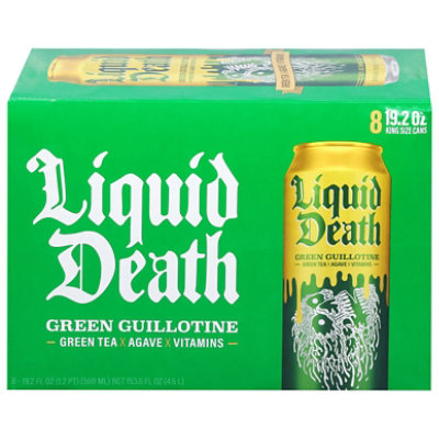 Liquid Death Green Guillotine Green Tea - 8-19.2 Fl. Oz. - Image 3