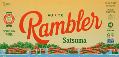 Rambler Satsuma Sparkling Water - 8-12 Fl. Oz. - Image 6