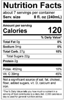 Organic Cold-Pressed Orange Juice - 59 Fl. Oz. - Image 2