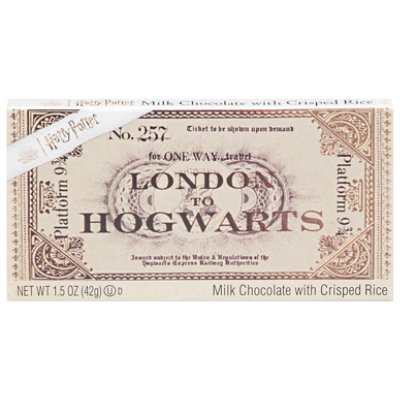 Jelly Belly Harry Potter Platform 9 3/4 Ticket Chocolate Bar - 1.5 Oz