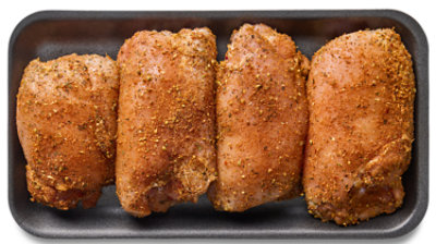 Chicken Thighs Bonless Skinless Cajun Sprinkle Seasoning - LB - Image 1