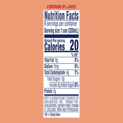 Sanpellegrino Italian Sparkling Drink Zero Sugar Peach and Clementine - 6 - 11.15 Fl. Oz. - Image 4
