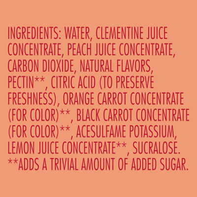 Sanpellegrino Italian Sparkling Drink Zero Sugar Peach and Clementine - 6 - 11.15 Fl. Oz. - Image 5