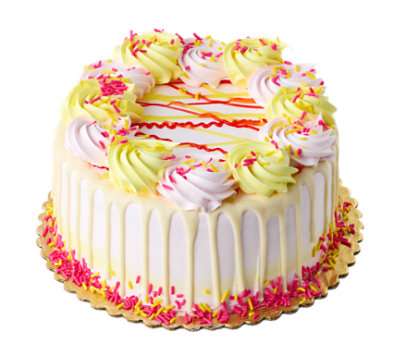 Lemon Strawberry Cake, 8 Inches & 2 Layers  - Each - Image 1