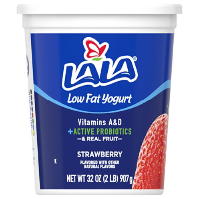 Lala Blended Strawberry Yogurt - 32 Oz - Image 3