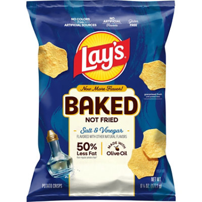 Lays Baked Salt & Vinegar - 6.25 Oz