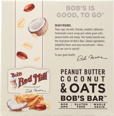 Bobs Red Mill Peanut Butter Bar Coconut Oats - 7.4 Oz - Image 5