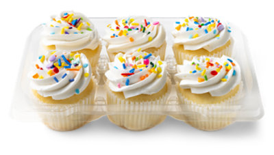 Confetti Whip Cupcakes 6 Count - Each - Image 1