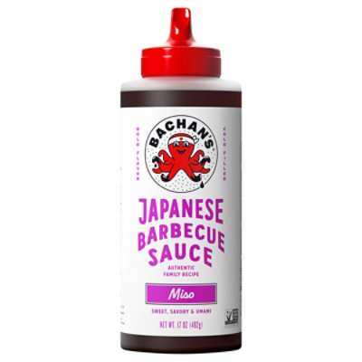 Bachans Barbecue Sauce Miso Japanese - 17 Oz