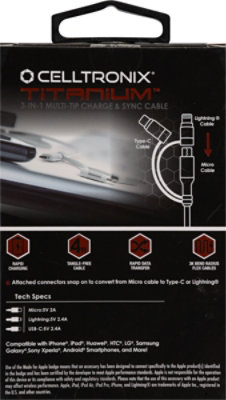 3in1 Multi-tip Cable - Each - Image 3