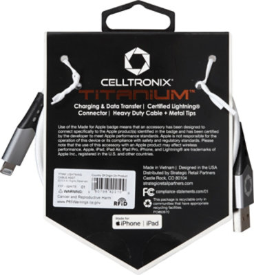 Titanium Lightning Cable - Each - Image 3