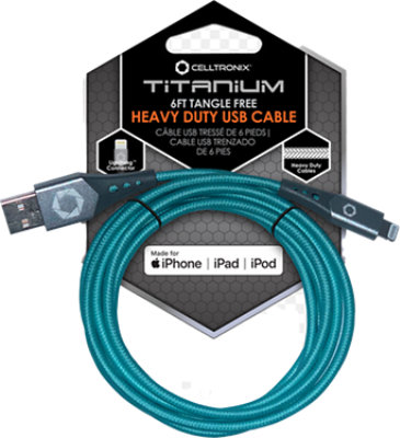 Titanium Lightning Cable - Each - Image 1
