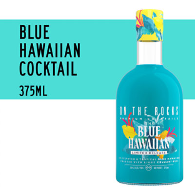 On The Rocks Blue Hawaiin - 375 Ml - Image 1