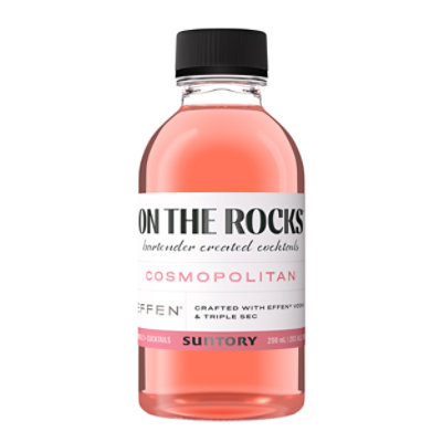 On The Rocks Cosmo Pet Vodka Cocktail - 200 Ml - Image 1