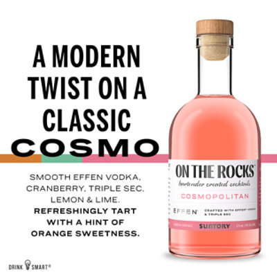 On The Rocks Cosmo Pet Vodka Cocktail - 200 Ml - Image 3