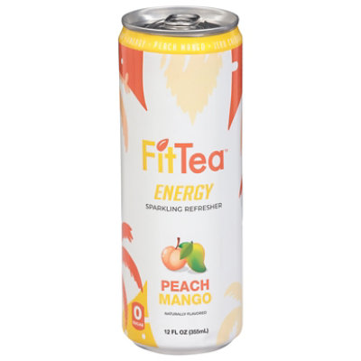 Fit Tea Energy Beverage Peach Mango - 12 O - Image 3